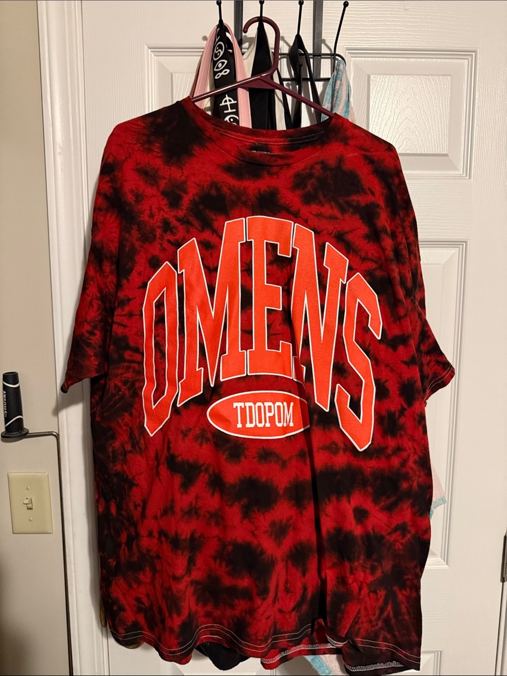 Bad omens  Red Tie-Dye Tee